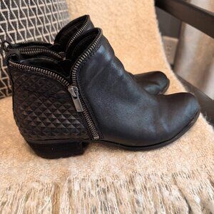 Lucky Brand Black Ankle Boots